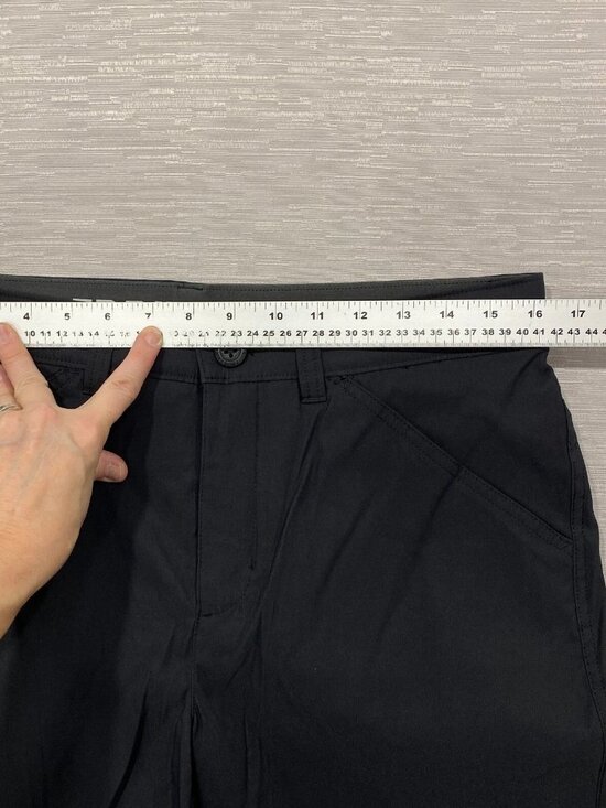 Eddie Bauer Fleece Lined Tech Pants Mens 32 x 30 Black Water Repellent Insulated - Picture 7 of 11